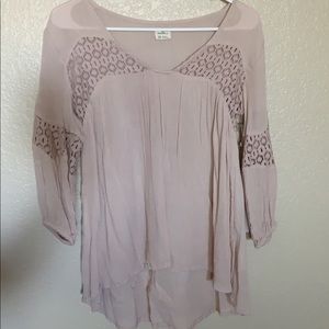 Blush Pink O’neill Long Sleeve Blouse!